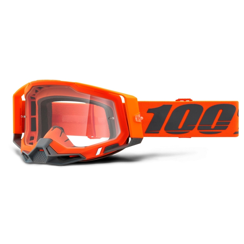 Gogle motocrossowe 100% RACECRAFT 2 orange (clear plexi)