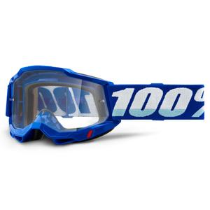 Gogle motocrossowe 100% ACCURI 2 blue (clear plexi)
