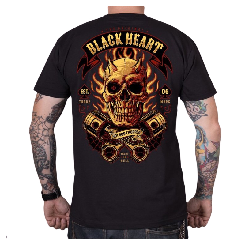 Męska koszulka Black Heart Hell Boy