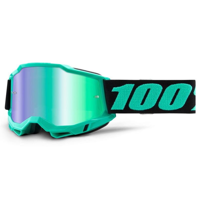 Gogle motocrossowe 100% ACCURI 2 green (green mirrored plexi)