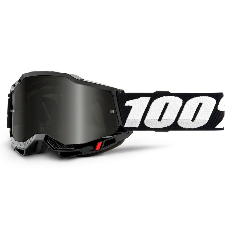 Gogle motocrossowe 100% ACCURI 2 black (smoked plexi)