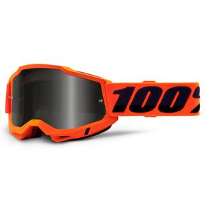 Gogle motocrossowe 100% ACCURI 2 orange (smoked plexi)