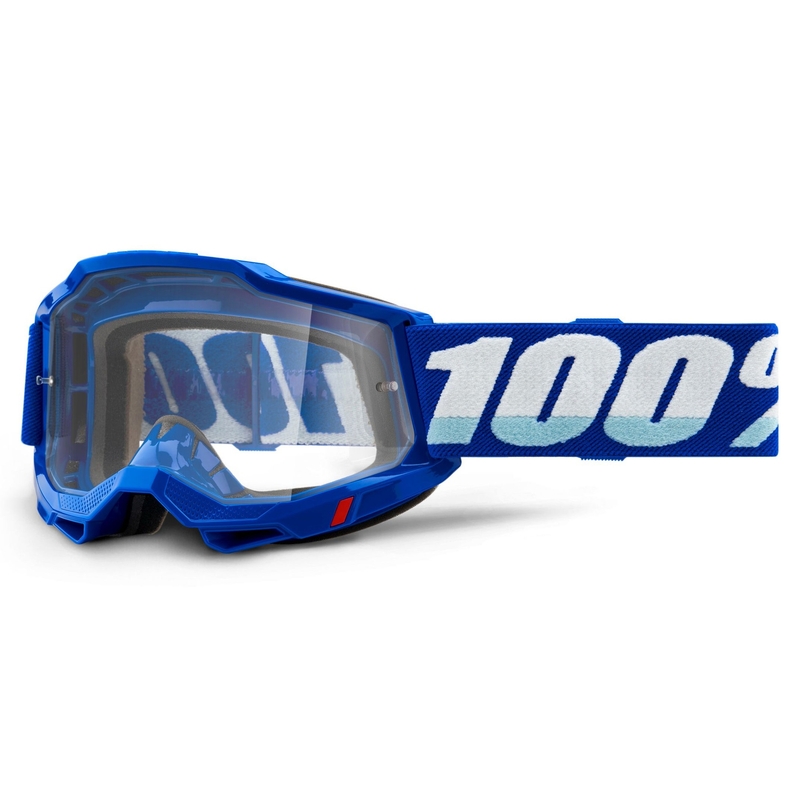 Gogle motocrossowe 100% ACCURI 2 OTG blue (clear plexi) outlet