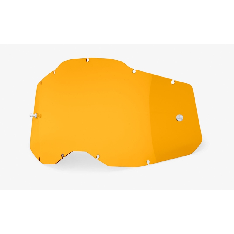 Plexi 100% Racecraft 2/Accuri 2/Strata 2 ciemnożółta (Anti-fog)