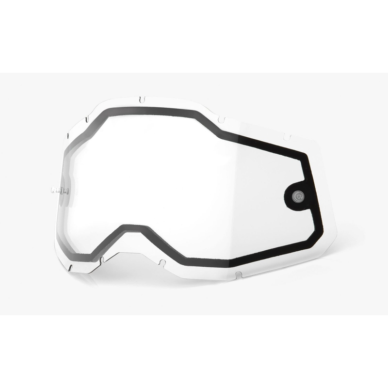 Plexi 100% Racecraft 2/Accuri 2/Strata 2 podwójnie przezroczyste (Anti-fog)