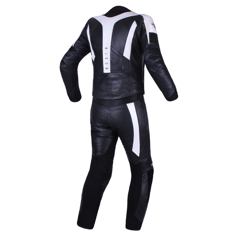 Kombinezon motocyklowy RSA Blade czarno-biały wyprzedaż