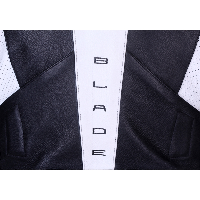 Kombinezon motocyklowy RSA Blade czarno-biały wyprzedaż