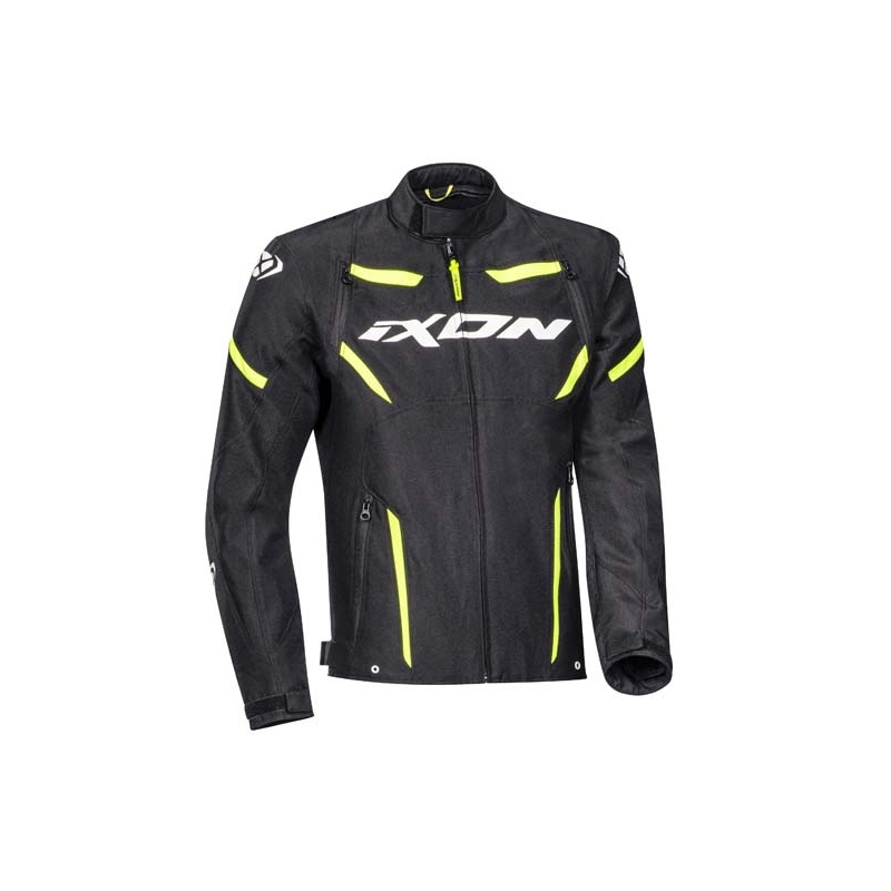 Kurtka motocyklowa IXON Striker black-fluo yellow outlet wyprzedaż