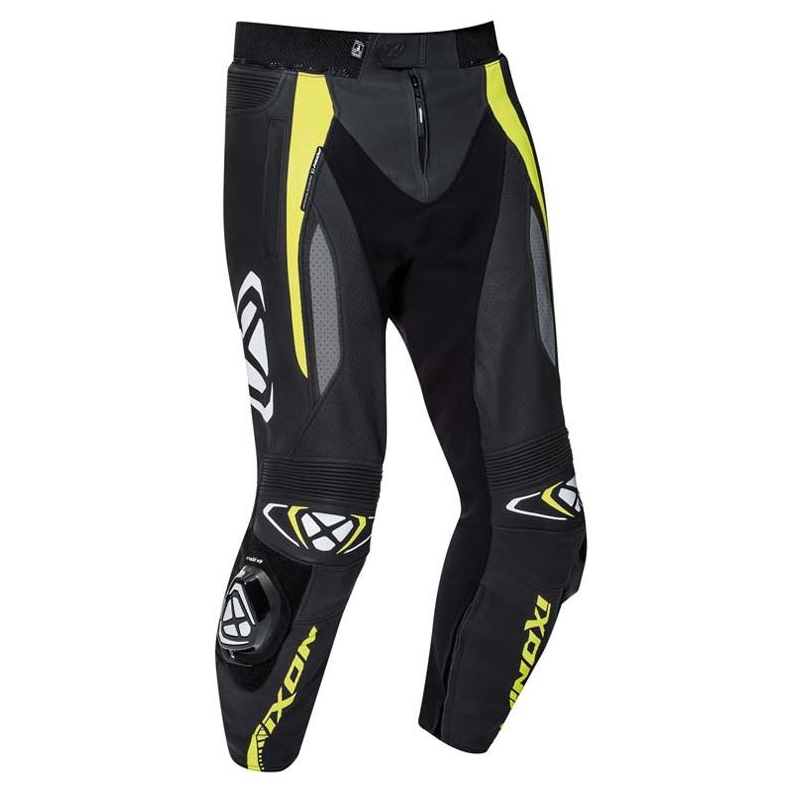 IXON Vortex 2 spodnie motocyklowe czarny-fluo żółty