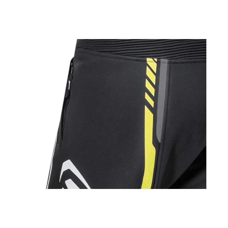IXON Vortex 2 spodnie motocyklowe czarny-fluo żółty