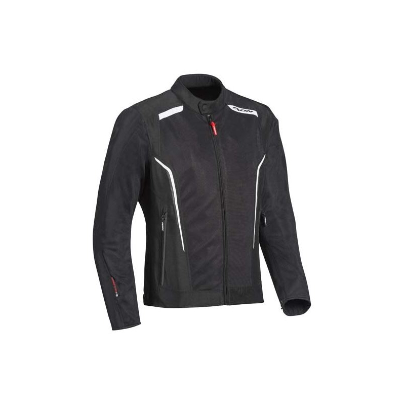 Kurtka motocyklowa IXON Cool Air czarno-biały outlet wyprzedaż
