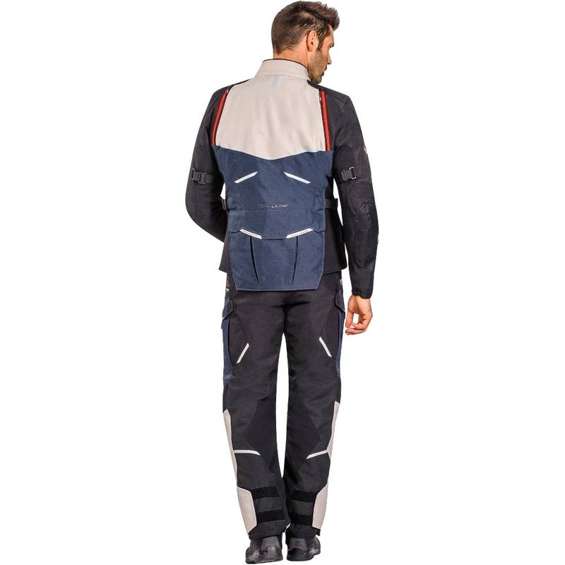 Kurtka motocyklowa IXON Eddas black-blue-beige outlet wyprzedaż