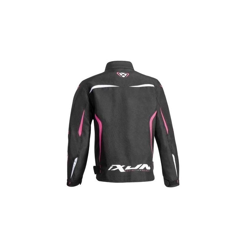 Dziecięca kurtka motocyklowa IXON Sprinter black-white-pink outlet wyprzedaż