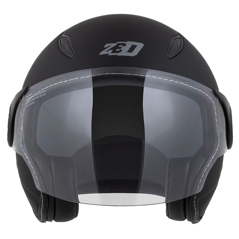 Kask motocyklowy otwarty ZED C50 czarny mat