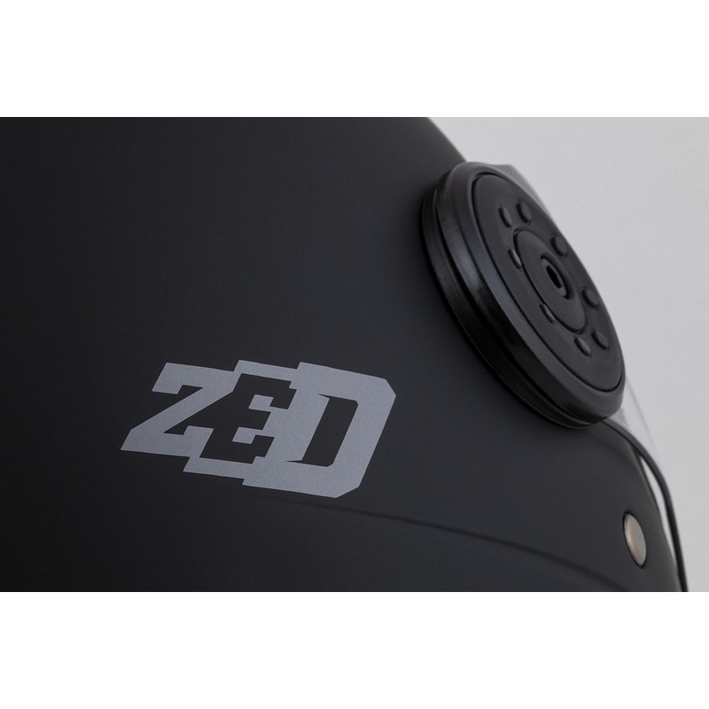 Kask motocyklowy otwarty ZED C50 czarny mat