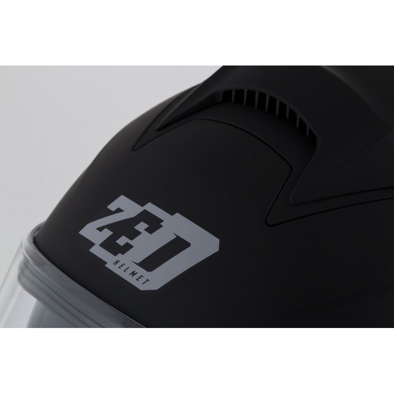 Kask motocyklowy z klapką ZED F18 czarny mat