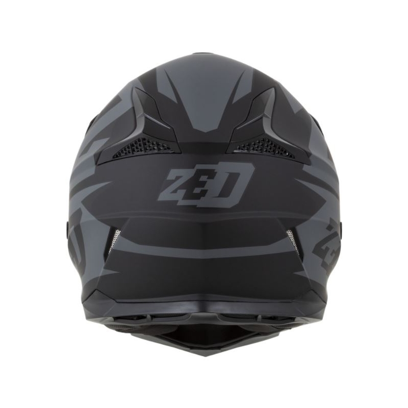 Kask motocrossowy ZED X1.9 czarno-szary matowy