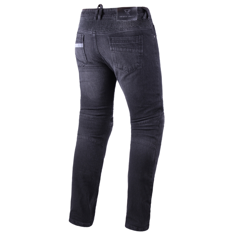 Jeansy motocyklowe Street Racer Spike II CE czarne przedłużone