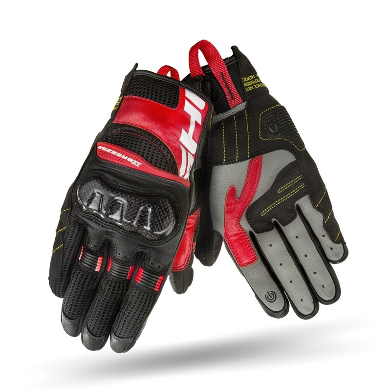 Rękawice motocyklowe Shima X-Breeze 2 black-red