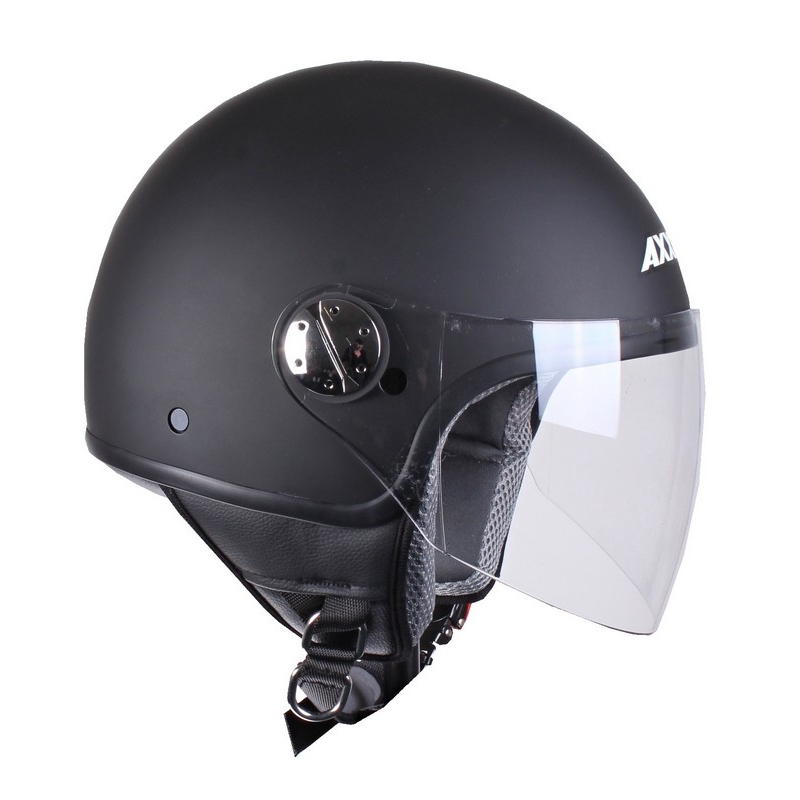 Kask moto otwarty Axxis Zyclo czarny matowy wyprzedaż