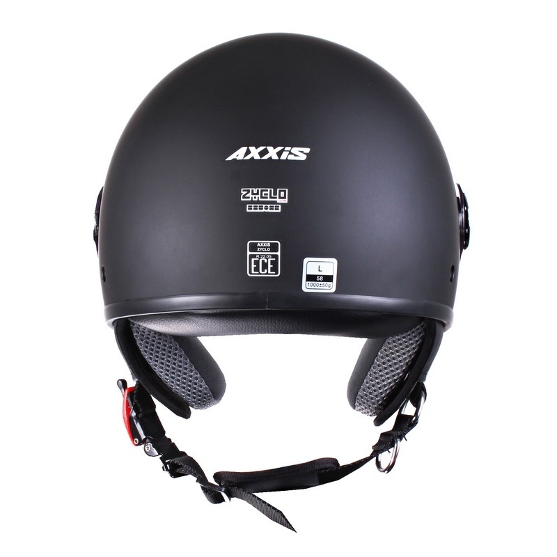 Kask moto otwarty Axxis Zyclo czarny matowy wyprzedaż