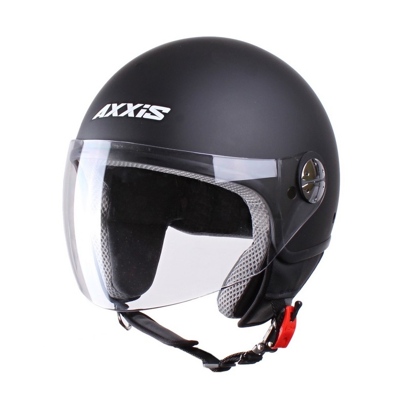 Kask moto otwarty Axxis Zyclo czarny matowy wyprzedaż
