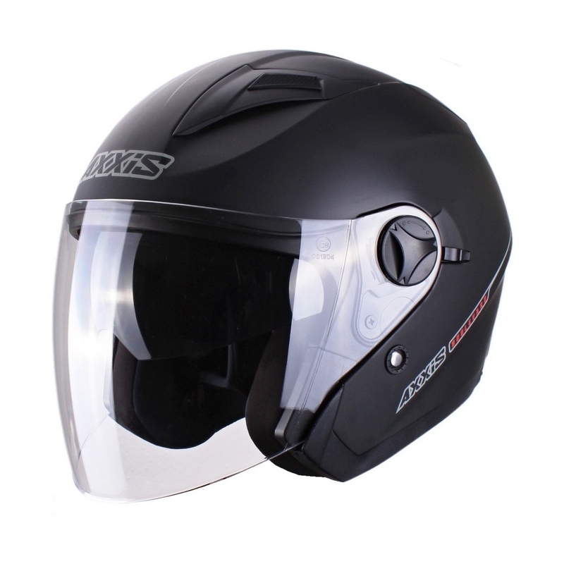 Otwarty kask motocyklowy Axxis Boulevard czarny matowy wyprzedaż