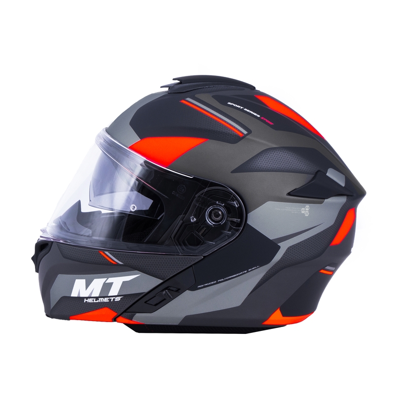MT Storm ST-ONE kask motocyklowy black-grey-red