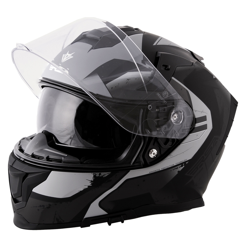 Integralny kask motocyklowy RSA Ventury szary outlet wyprzedaż
