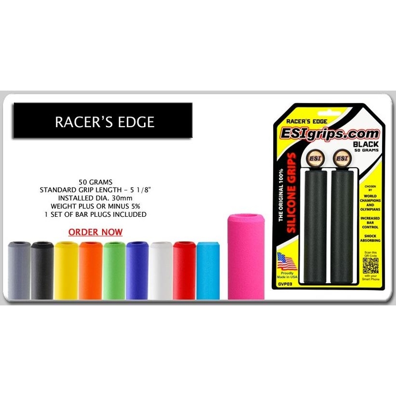 ESI trzyma w ręku Racer's Edge wyprzedaż