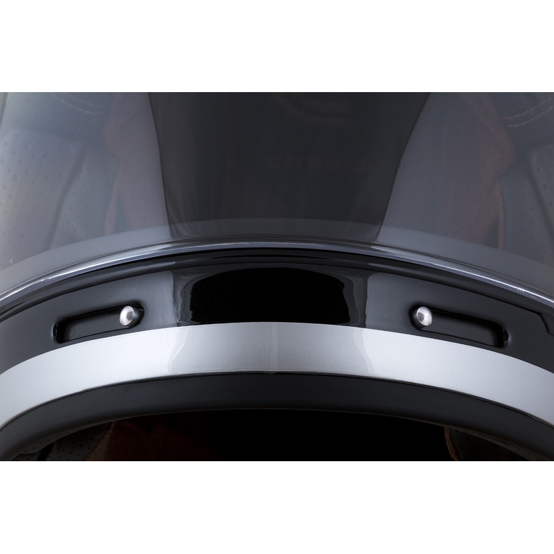 Integralny kask na motocykl Cassida Fibre Jawa Sport czarno-srebrno-złota