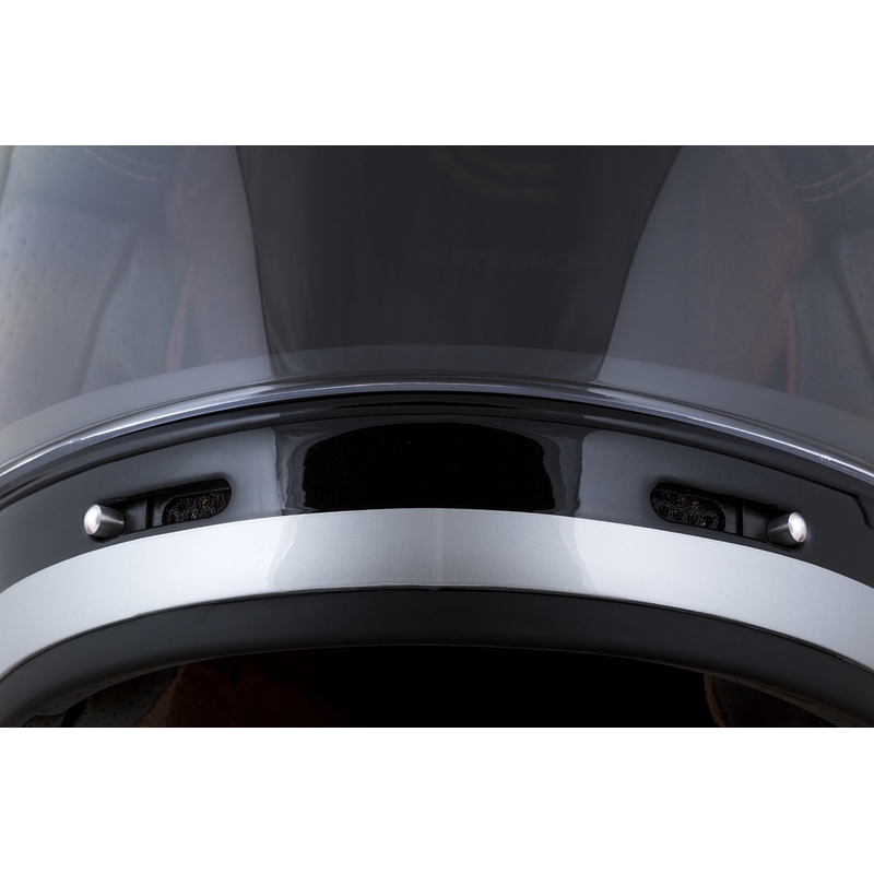 Integralny kask na motocykl Cassida Fibre Jawa Sport czarno-srebrno-złota