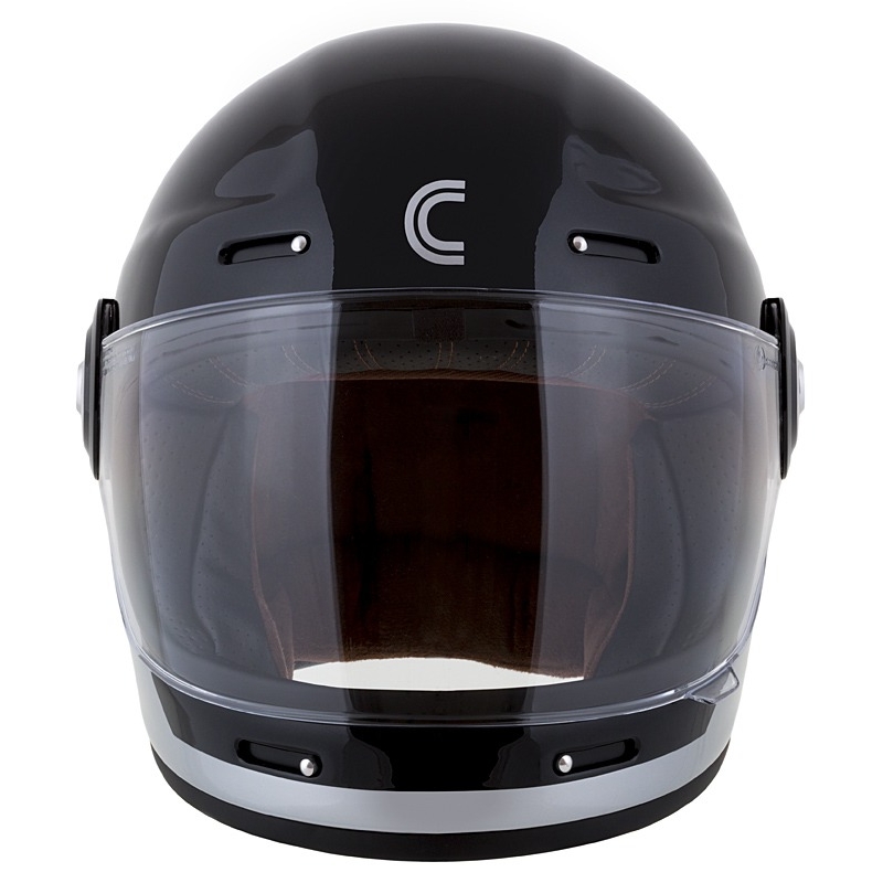 Integralny kask motocyklowy Cassida Fibre OPG czarno-złoto-srebrny wyprzedaż