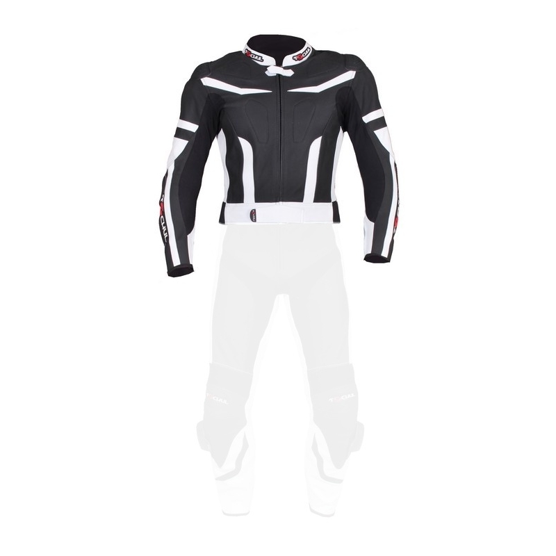 Męska kurtka Tschul 590 czarno-biała wyprzedaż