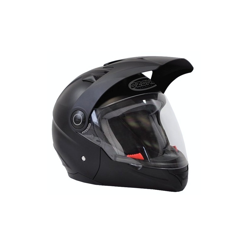 Kask Ozone City-01 ze zdejmowaną brodą czarny matowy wyprzedaż