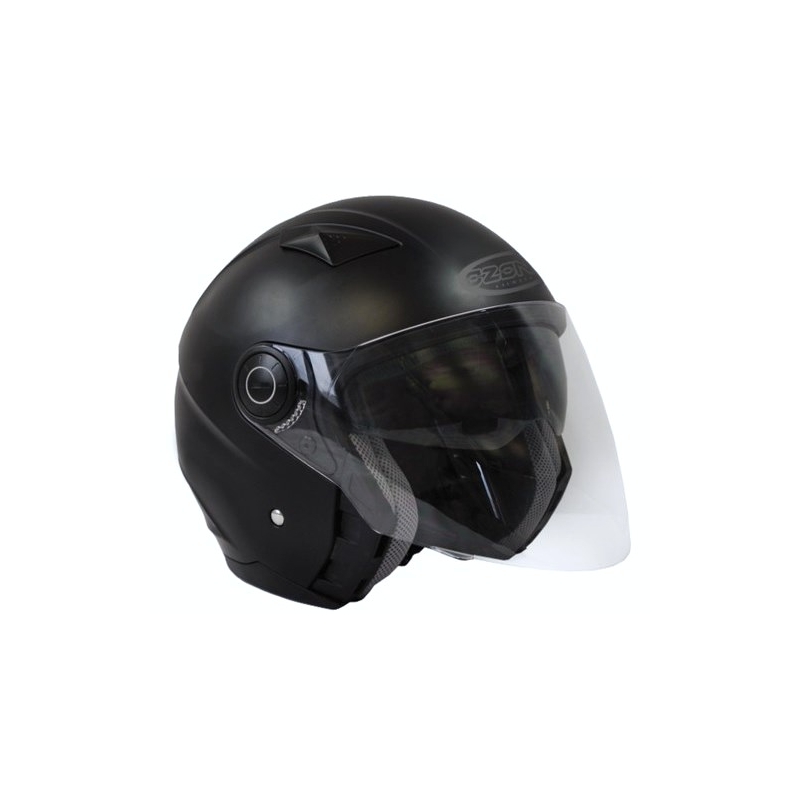 Kask Ozone City-01 ze zdejmowaną brodą czarny matowy wyprzedaż