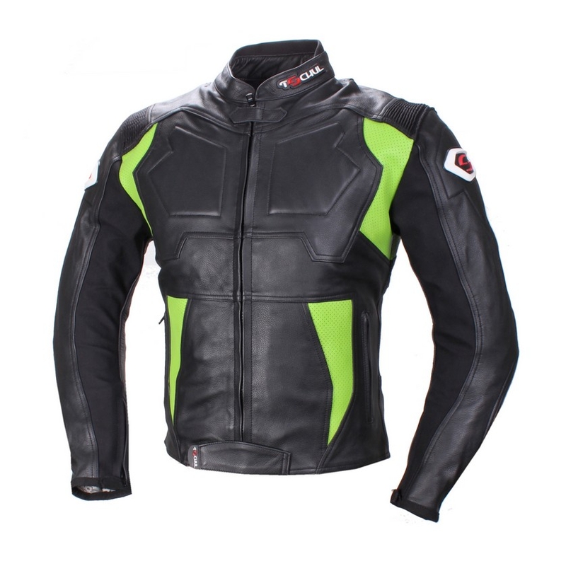 Kurtka motocyklowa Tschul 850 czarno-zielona