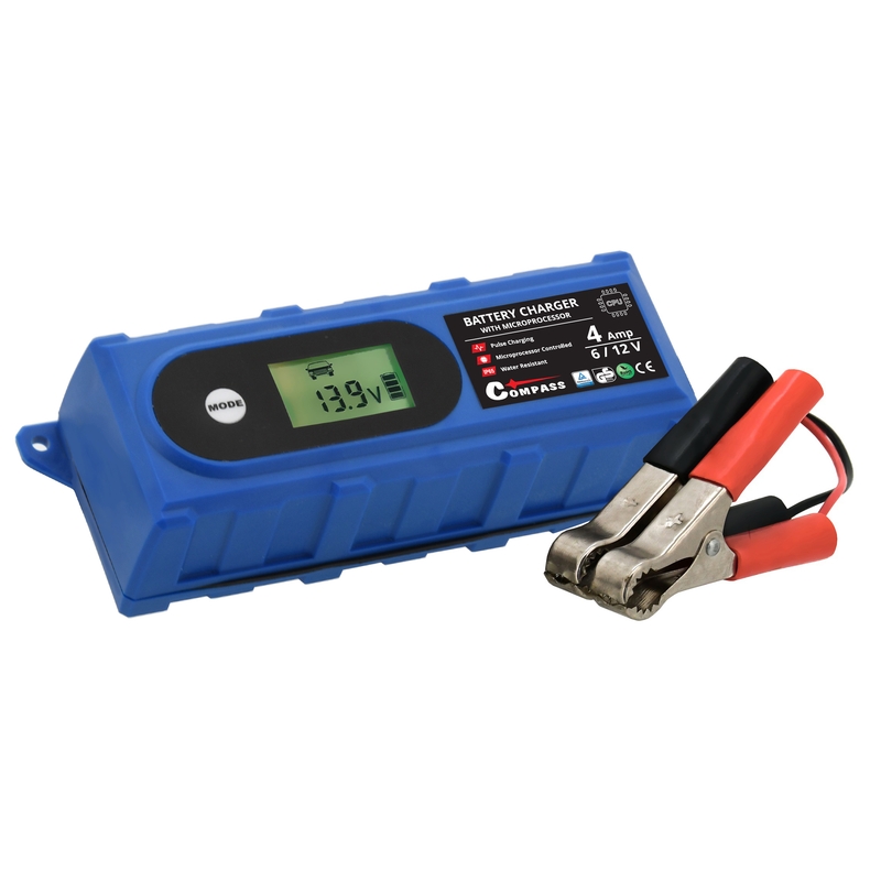 Ładowarka akumulatorów z LCD display 6/12V 3,8 Amp