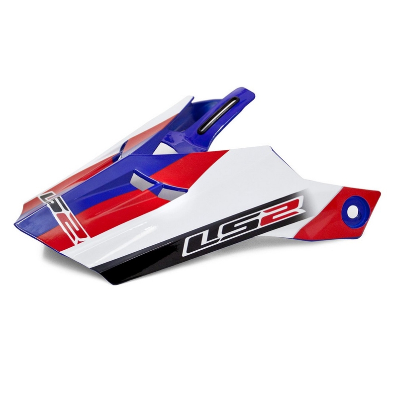 Daszek do kasku LS2 PEAK MX456 biało-niebieski