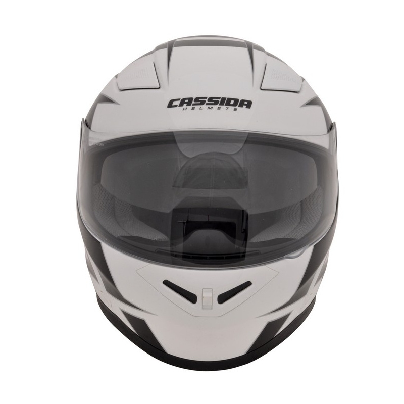 Integralny kask motocyklowy Cassida Evo czarno-szaro-biało-srebrny