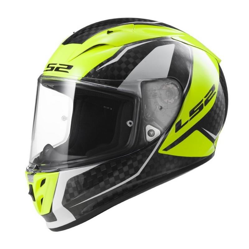 Kask motocyklowy LS2 FF323 ARROW C FURY CARBON żółty wyprzedaż