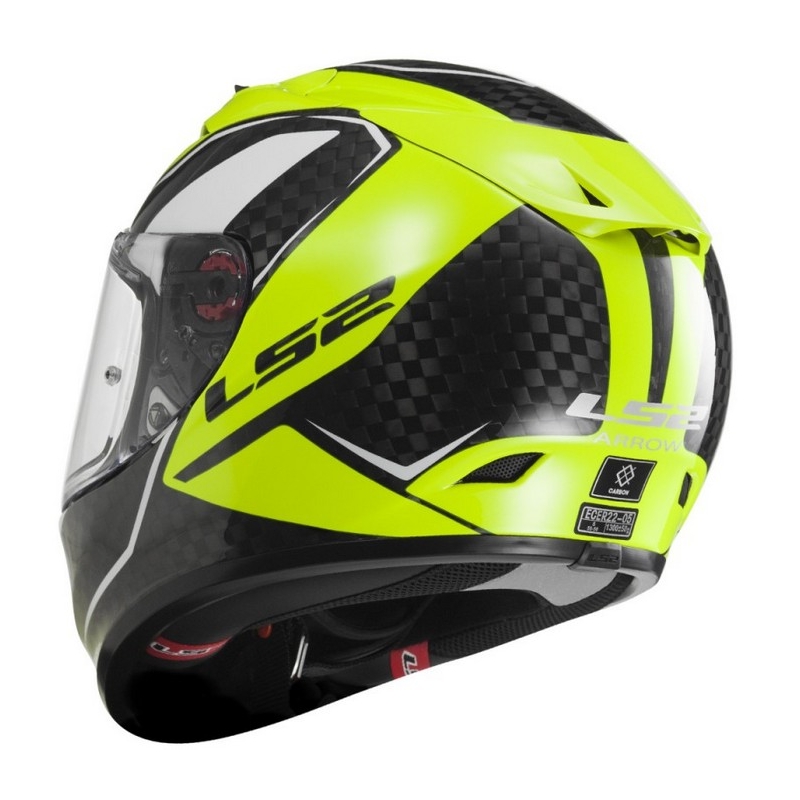 Kask motocyklowy LS2 FF323 ARROW C FURY CARBON żółty wyprzedaż