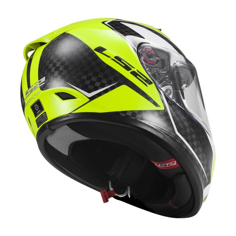 Kask motocyklowy LS2 FF323 ARROW C FURY CARBON żółty wyprzedaż