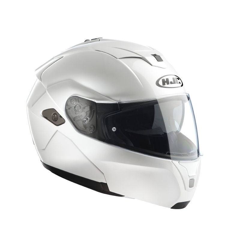 Kask moto szczękowy HJC SY-MAX 3 biały połysk wyprzedaż
