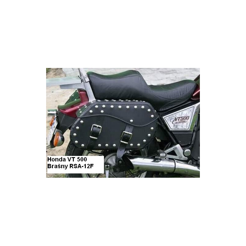 Sakwy skórzane na motocykl Chopper RSA-12F