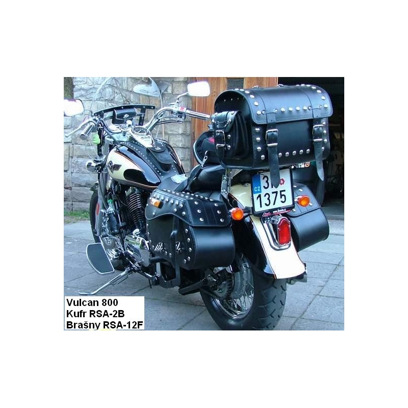 Sakwy skórzane na motocykl Chopper RSA-12F