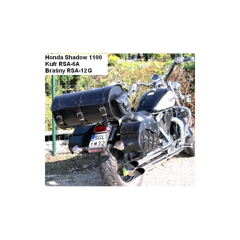 Sakwy skórzane na motocykl Chopper RSA-12G wyprzedaż