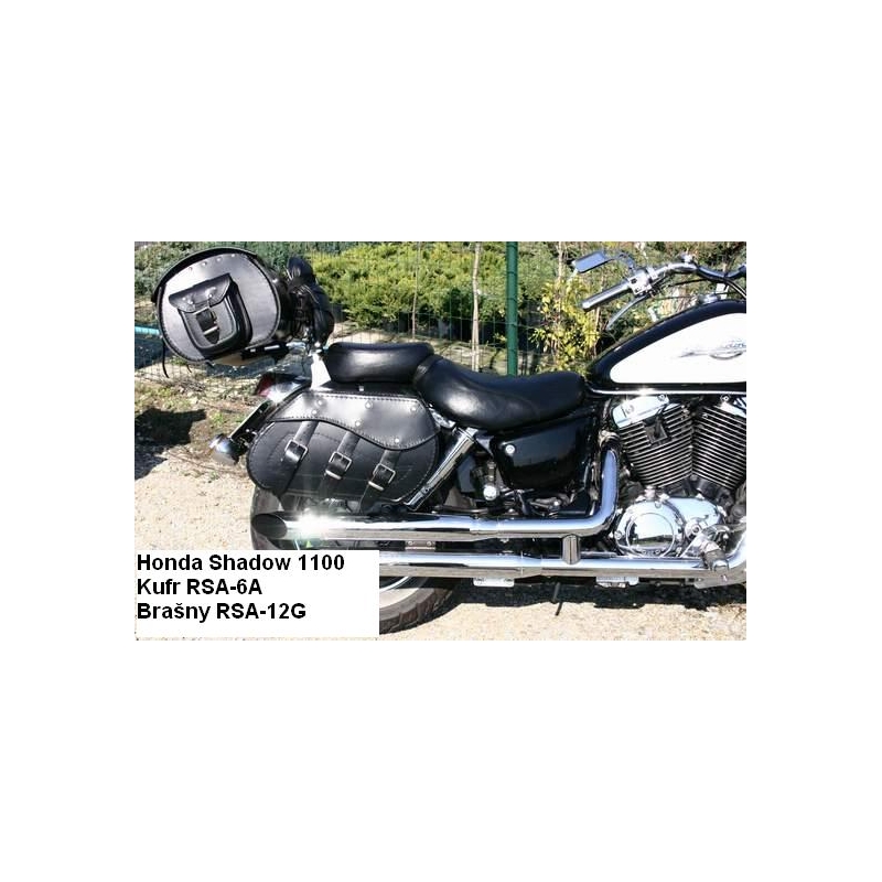 Sakwy skórzane na motocykl Chopper RSA-12G wyprzedaż