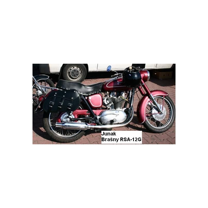 Sakwy skórzane na motocykl Chopper RSA-12G wyprzedaż