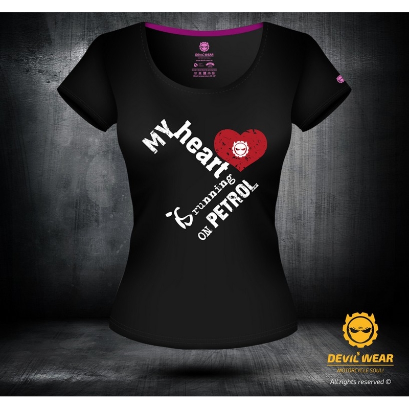 Damska koszulka Devils Wear - My Heart Is Running On